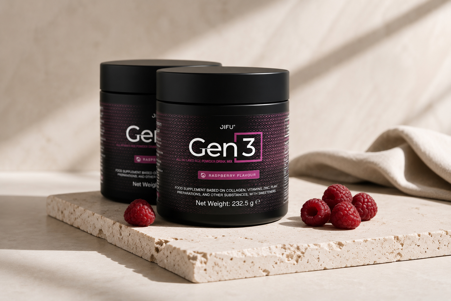 JIFU GEN3 Doppelpack Raspberry Flavour Produktbild